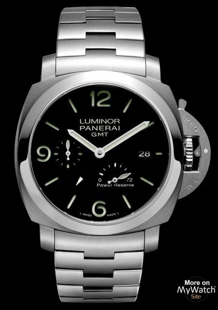 panerai luminor 1950 3 days gmt power reserve automatic price|panerai luminor 1950 submersible slytech.